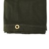 Tarps Now 16 ft x 20 ft 20 Mil Tarp, Olive Drab, Cotton Canvas CS-CWD12-1620